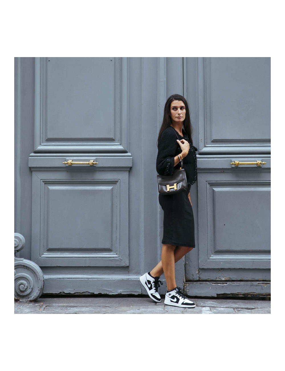 Constance marron HERMES cuir box