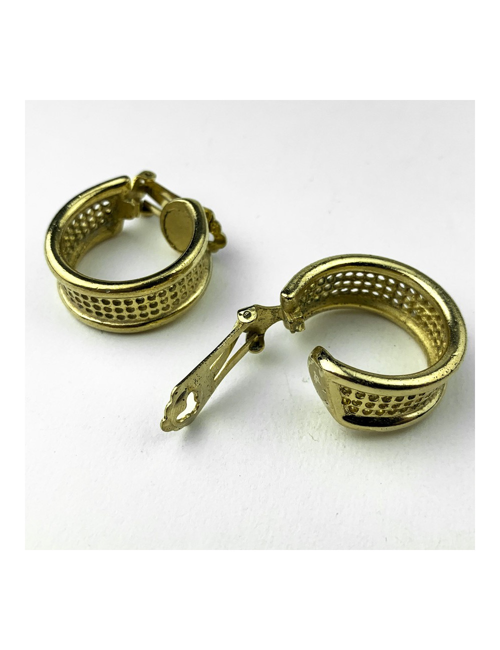 Clips créoles DIOR grillagés