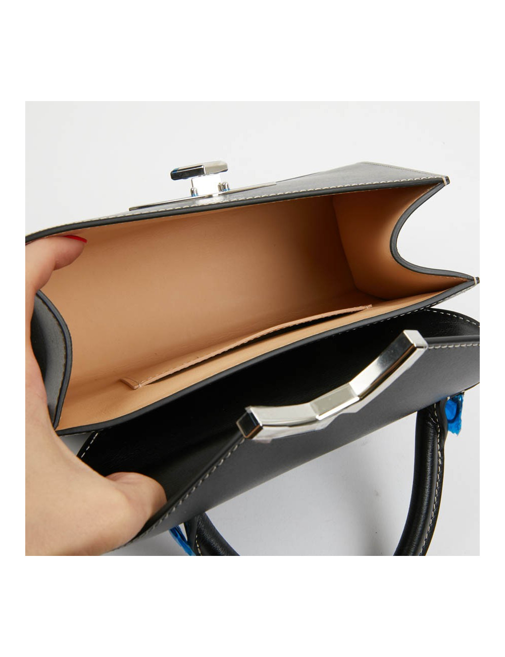 Sac Gabrielle MOYNAT cuir lisse