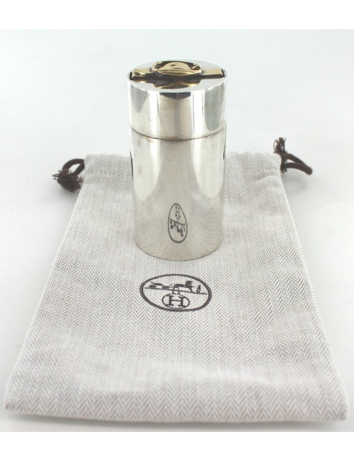 Briquet HERMES en argent massif