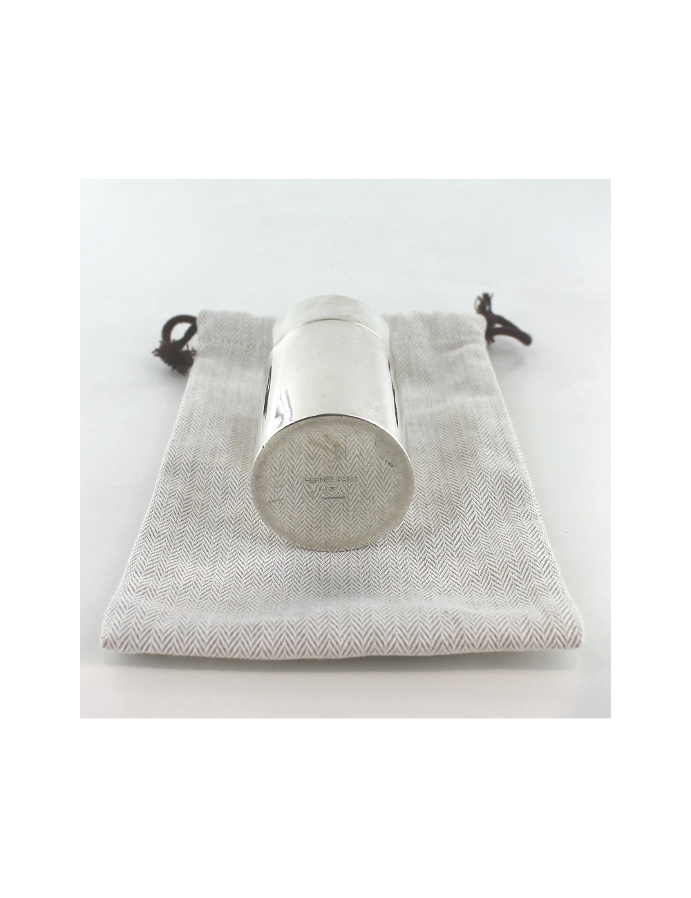 Briquet HERMES en argent massif