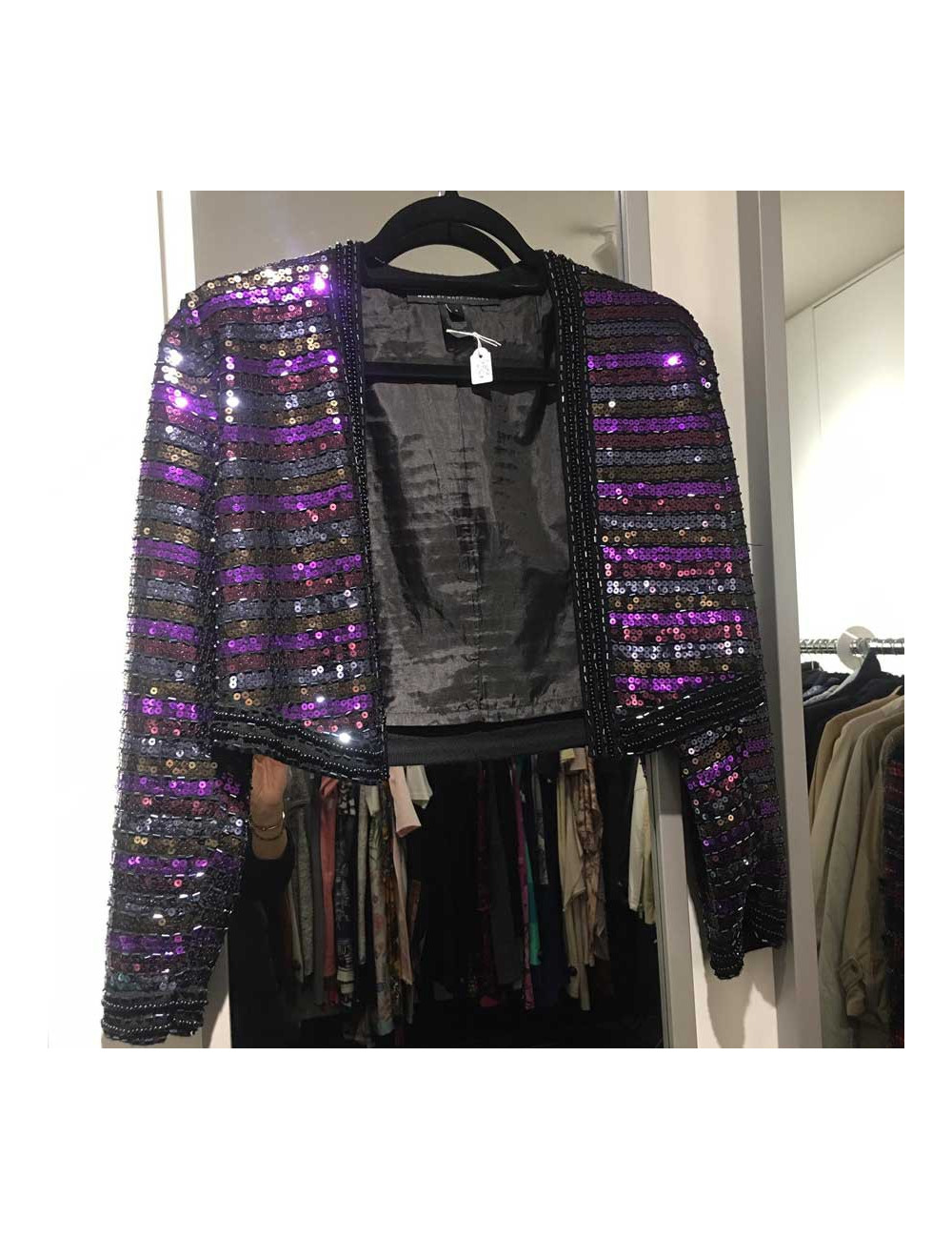 Veste T S MARC by MARKC JACOBS sequins multicolores