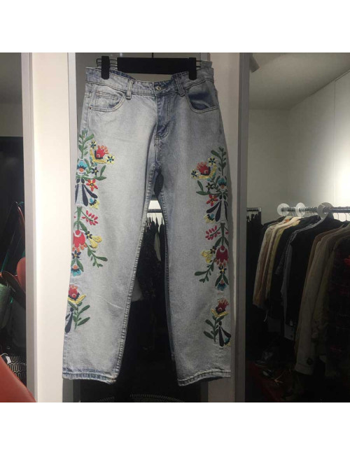 Veste CHANTL T 38 en tweed multicolore