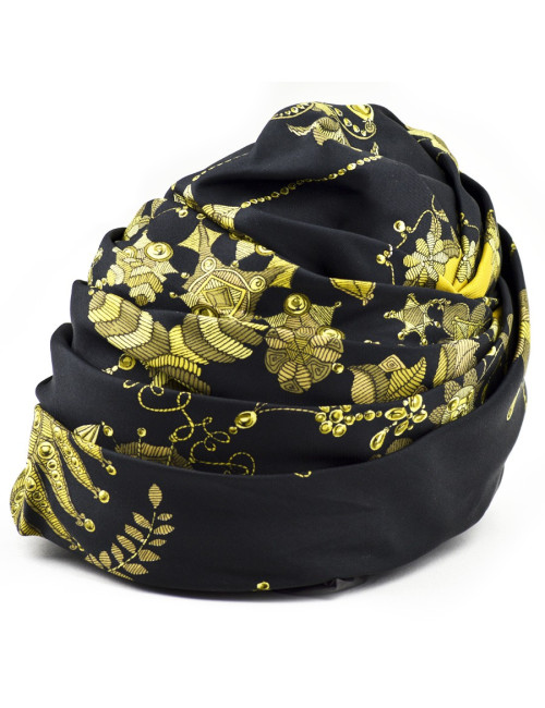 Chapeau HERMES en soie 