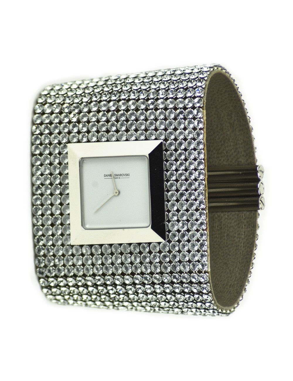 Montre SWAROVSKI écran carré et strass