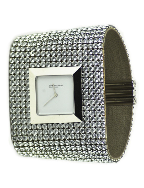 Montre SWAROVSKI écran carré et strass