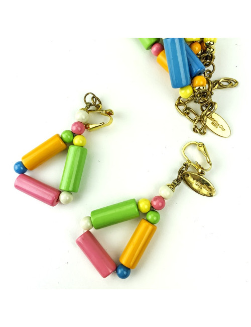 Parure Collier et boucles d'oreille CHRISTIAN DIOR