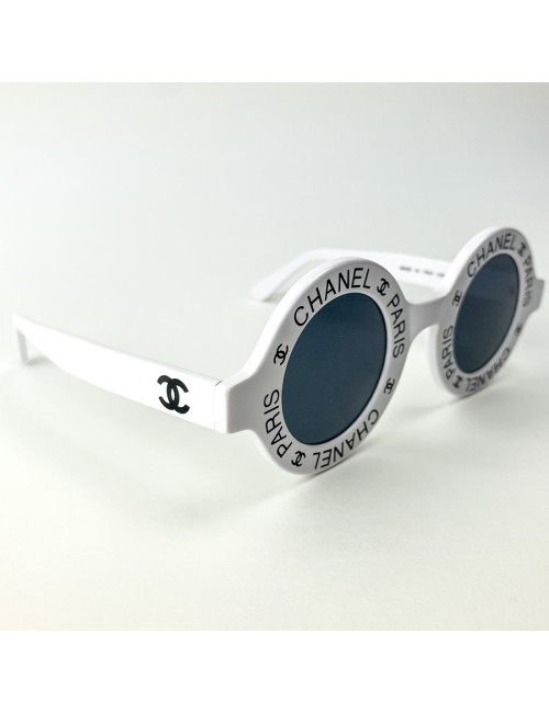 Solaires CHANEL blanches "CHANEL PARIS CC "
