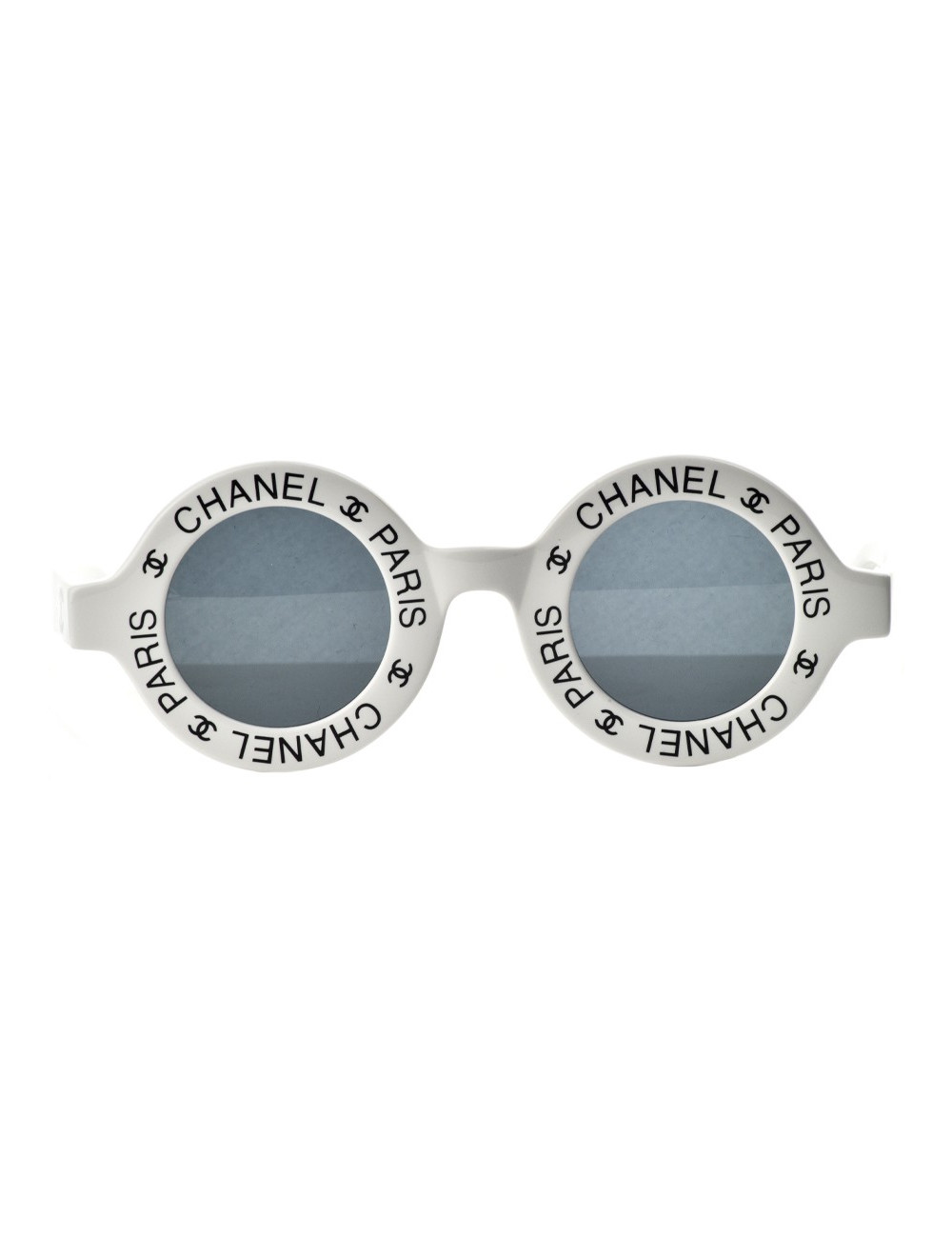 Solaires CHANEL blanches "CHANEL PARIS CC "