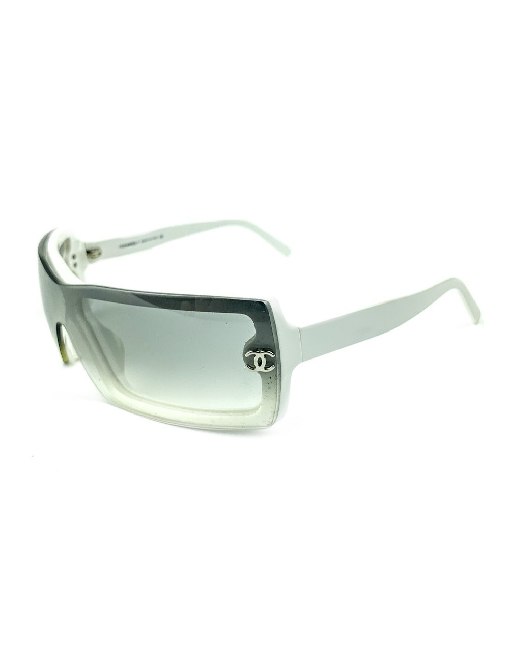Solaires CHANEL bicolores blanches et grises