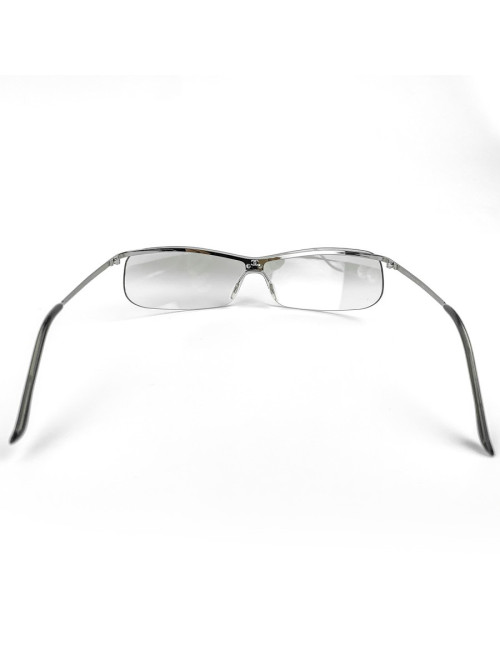 Solaires CHANEL rectangulaires et transparentes