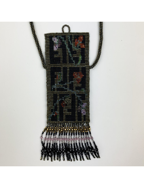 Mini sac FENDI perles et franges