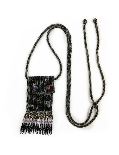 Mini sac FENDI perles et franges