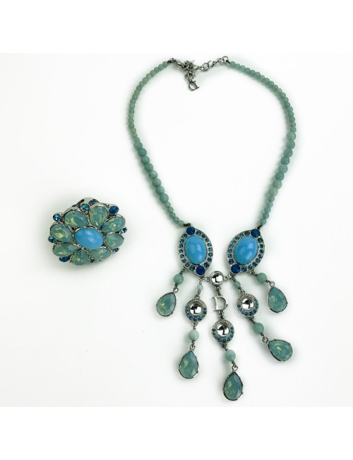 Parure DIOR colier et bague T54