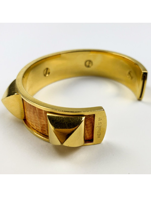 HERMES Medor lizard bracelet