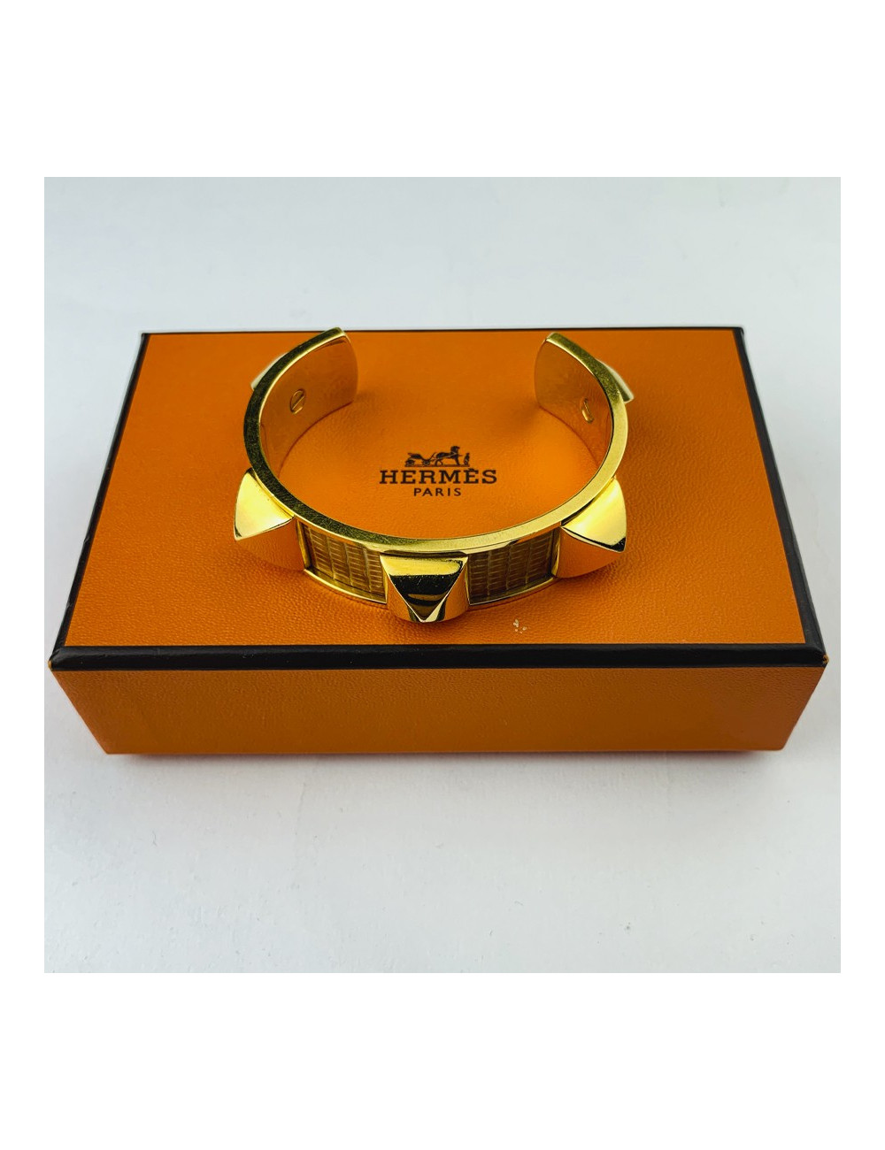 HERMES Medor lizard bracelet