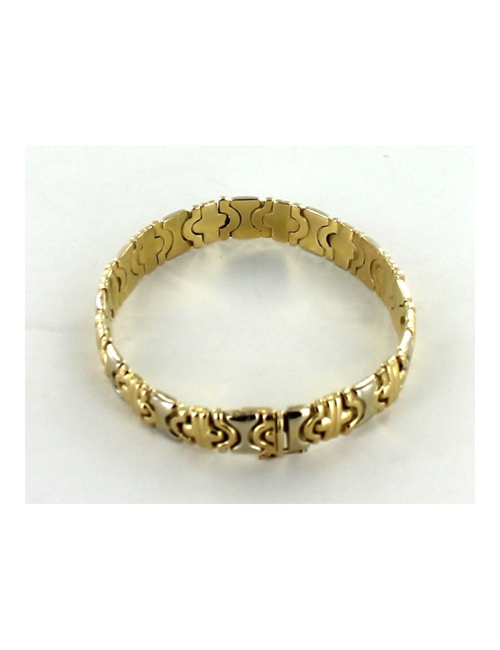 Bracelet articulé en or façon Bulgari 