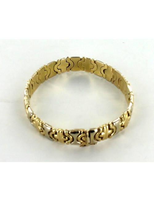 Bracelet articulé en or façon Bulgari 