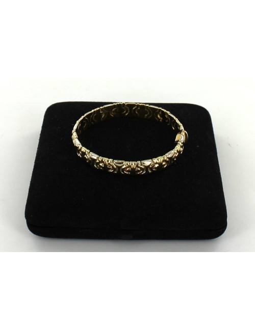Bracelet articulé en or façon Bulgari 