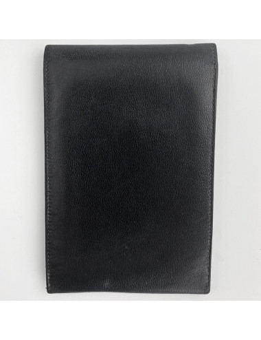 HERMES Vintage picture holder in black Box leather 2