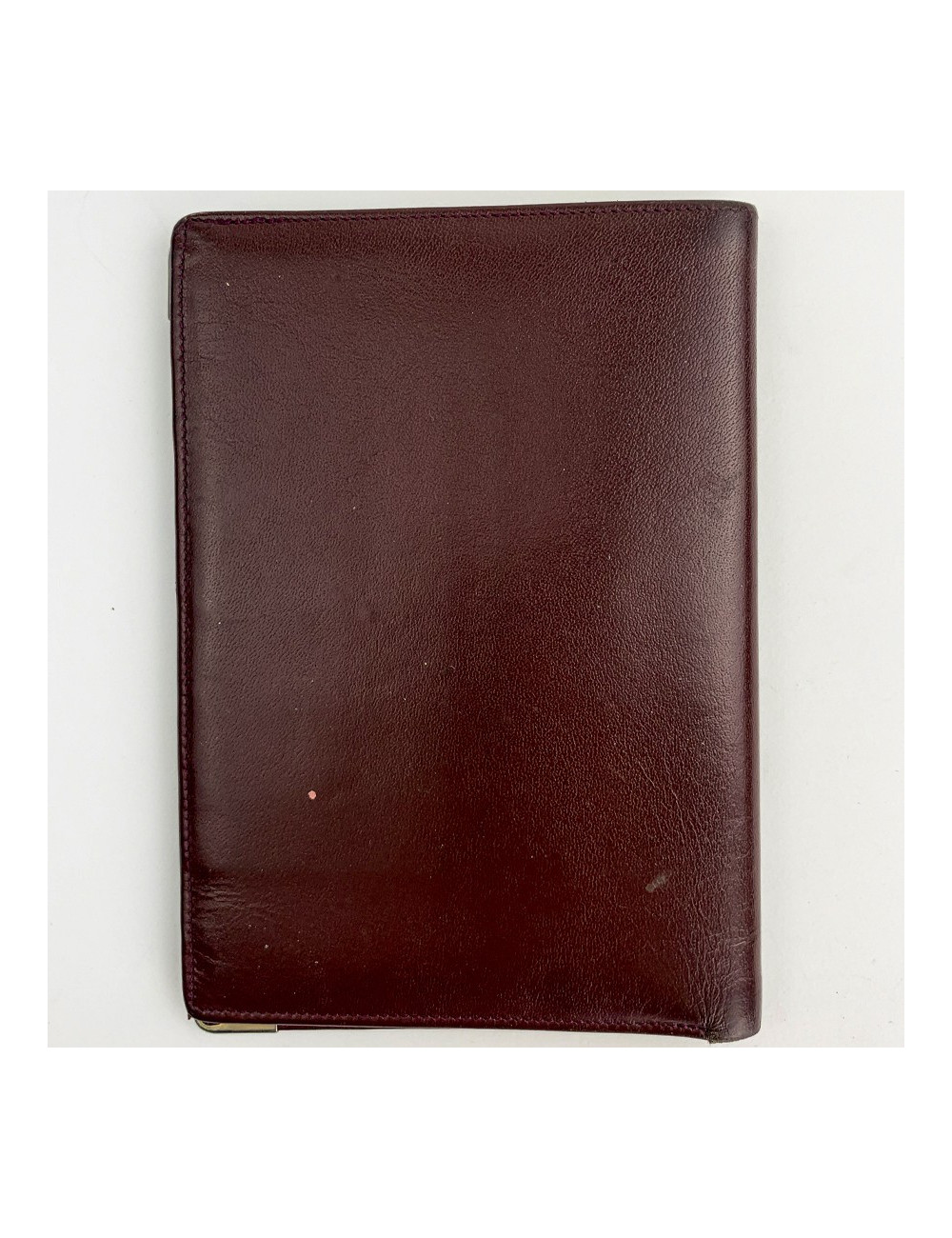 CARTIER Porte cartes cuir bordeaux 