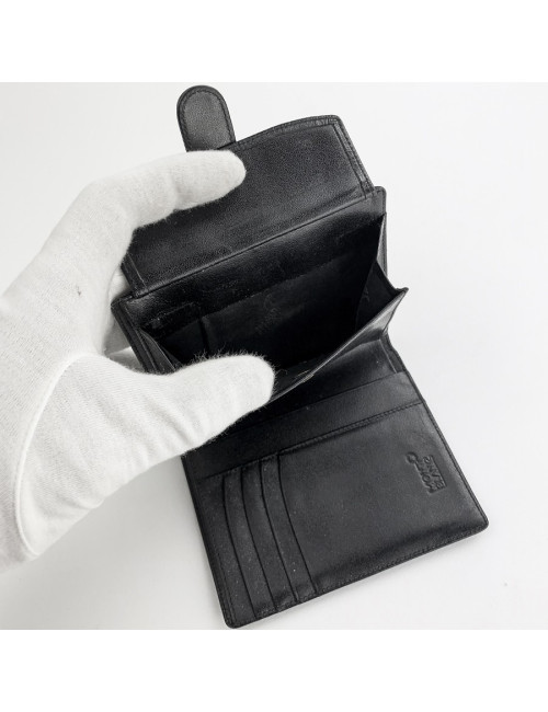 Montblanc black leather wallet