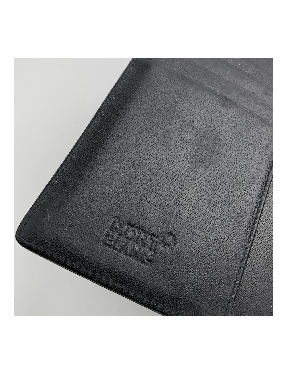 Montblanc black leather wallet