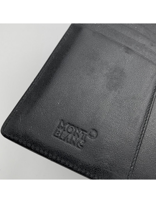 Montblanc black leather wallet