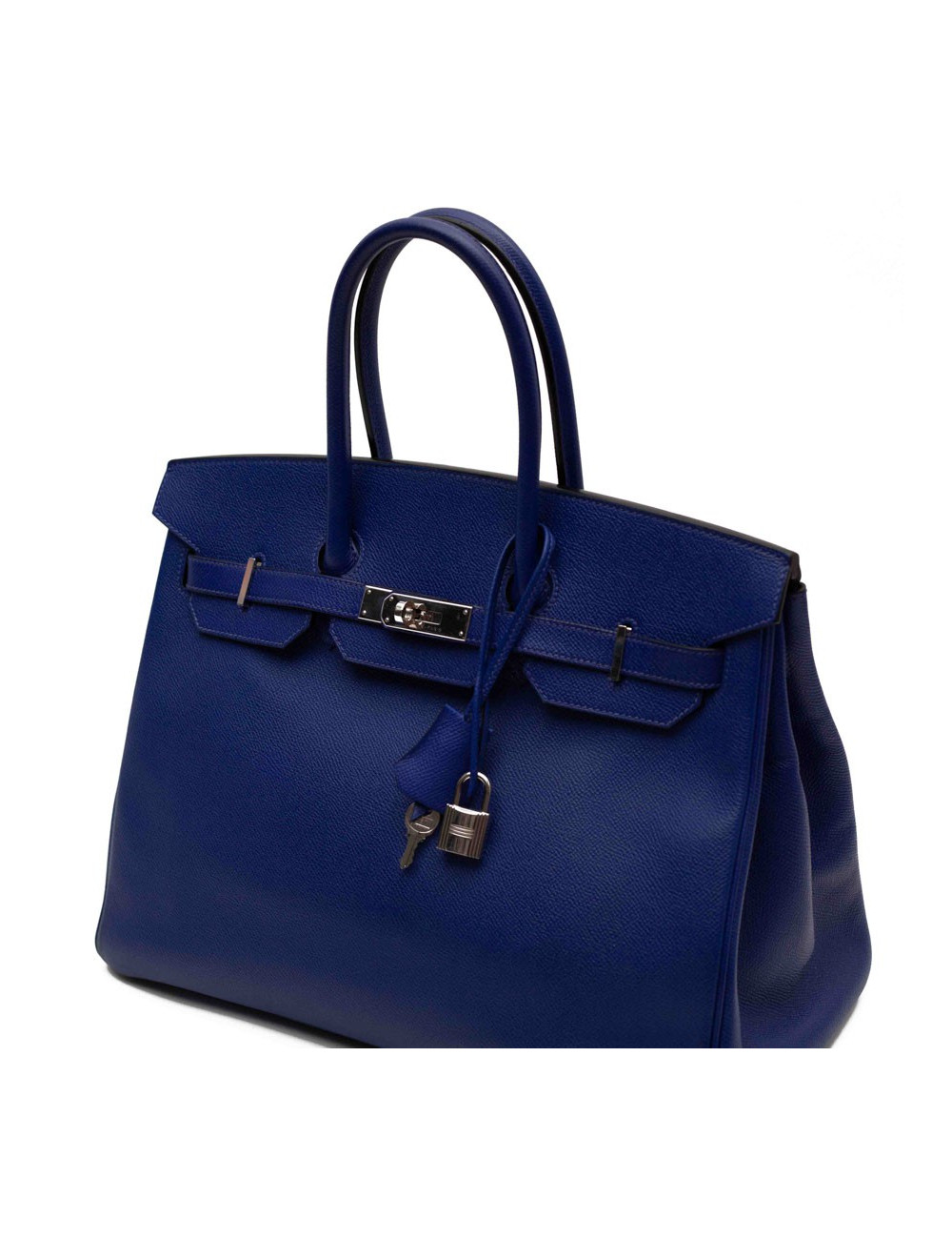 Birkin bleu 35 HERMES epsom bleu éléctrique 