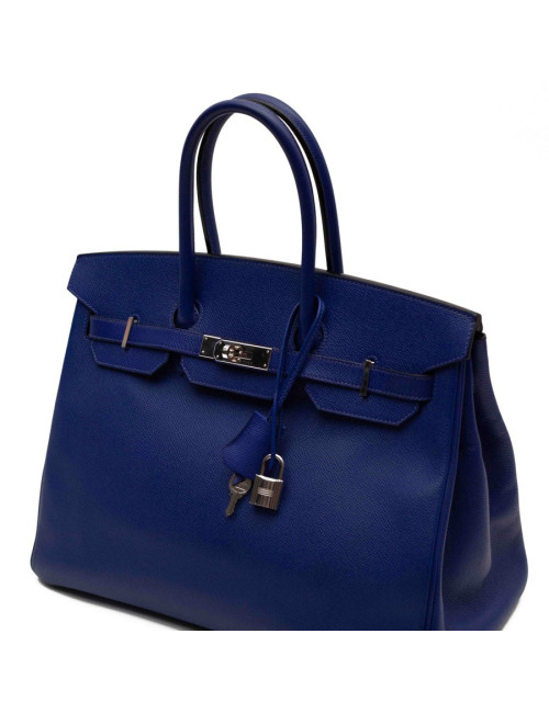 HERMES Birkin 35 epsom bleu éléctrique 