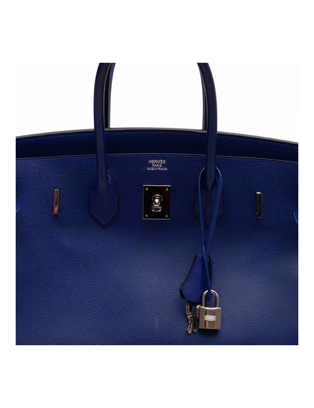Birkin bleu 35 HERMES epsom bleu éléctrique 