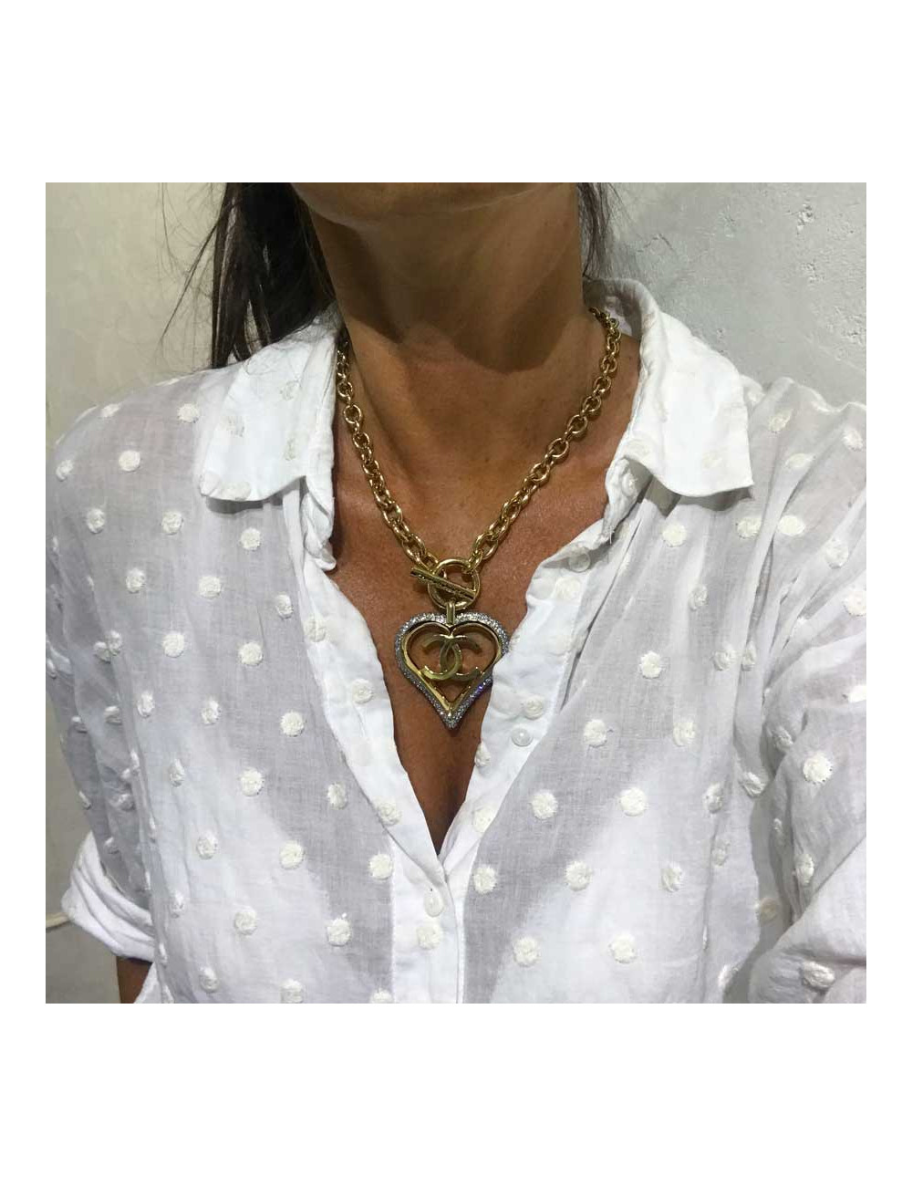 Collier Coeur CHANEL