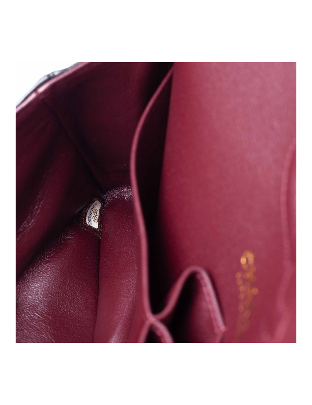 CHANEL sac classique agneau noir