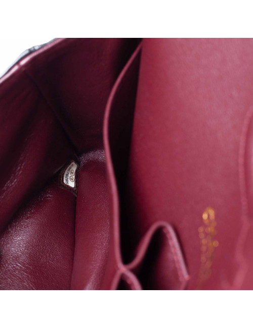 CHANEL sac classique agneau noir