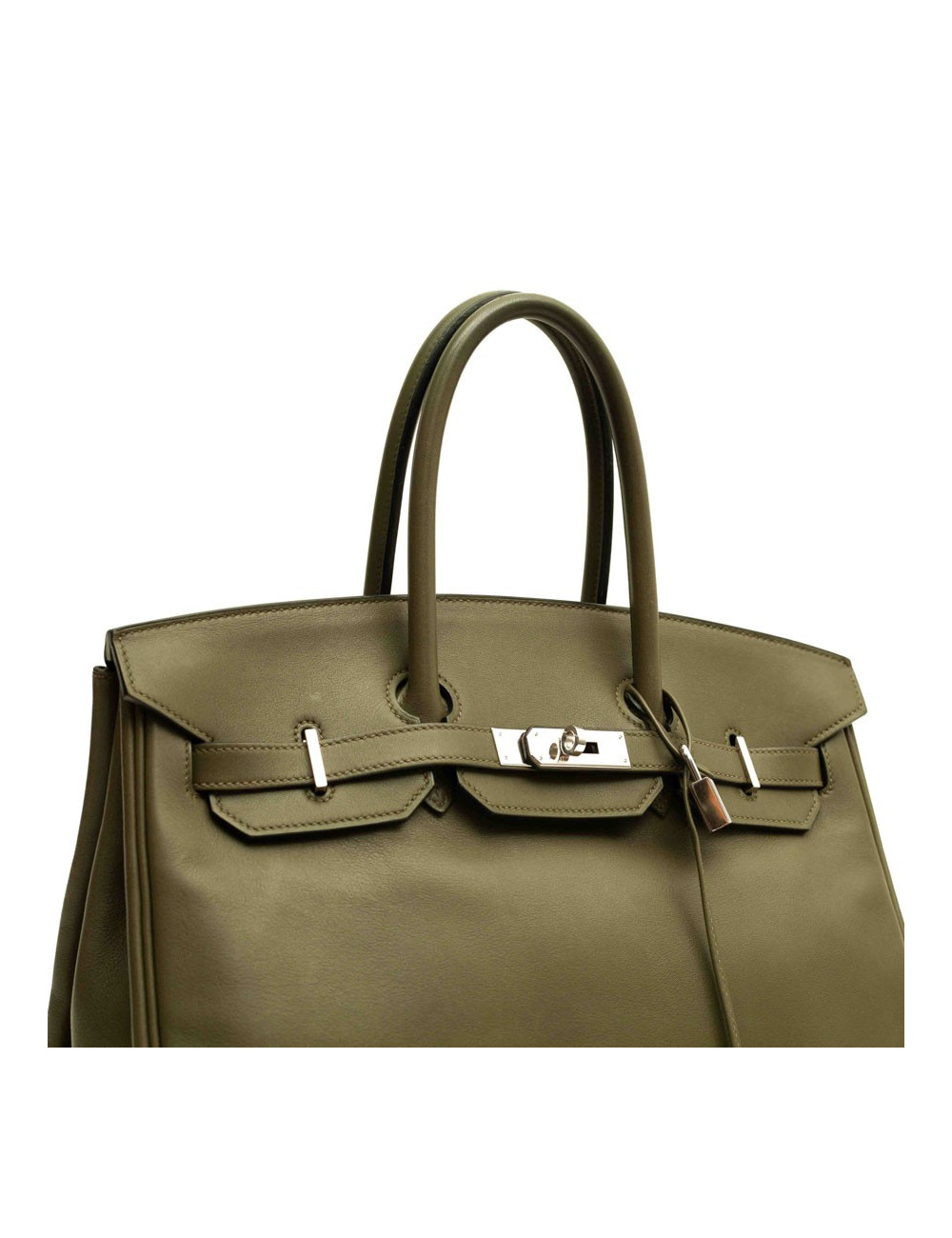 Sac HERMES Birkin 35 Swift vert