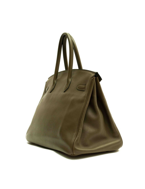 Sac HERMES Birkin 35 Swift vert