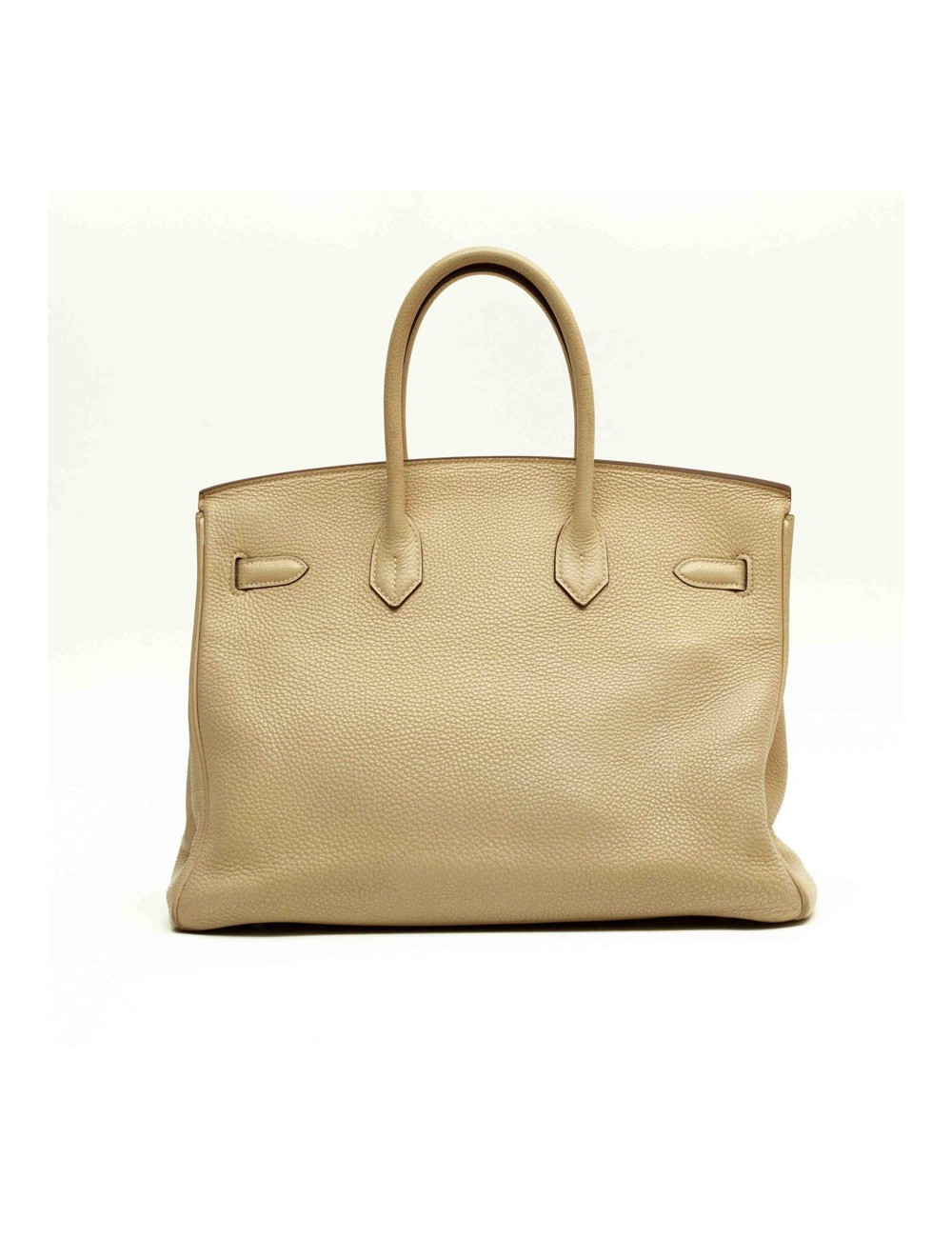 Birkin 35 HERMES cuir grainé ivoire