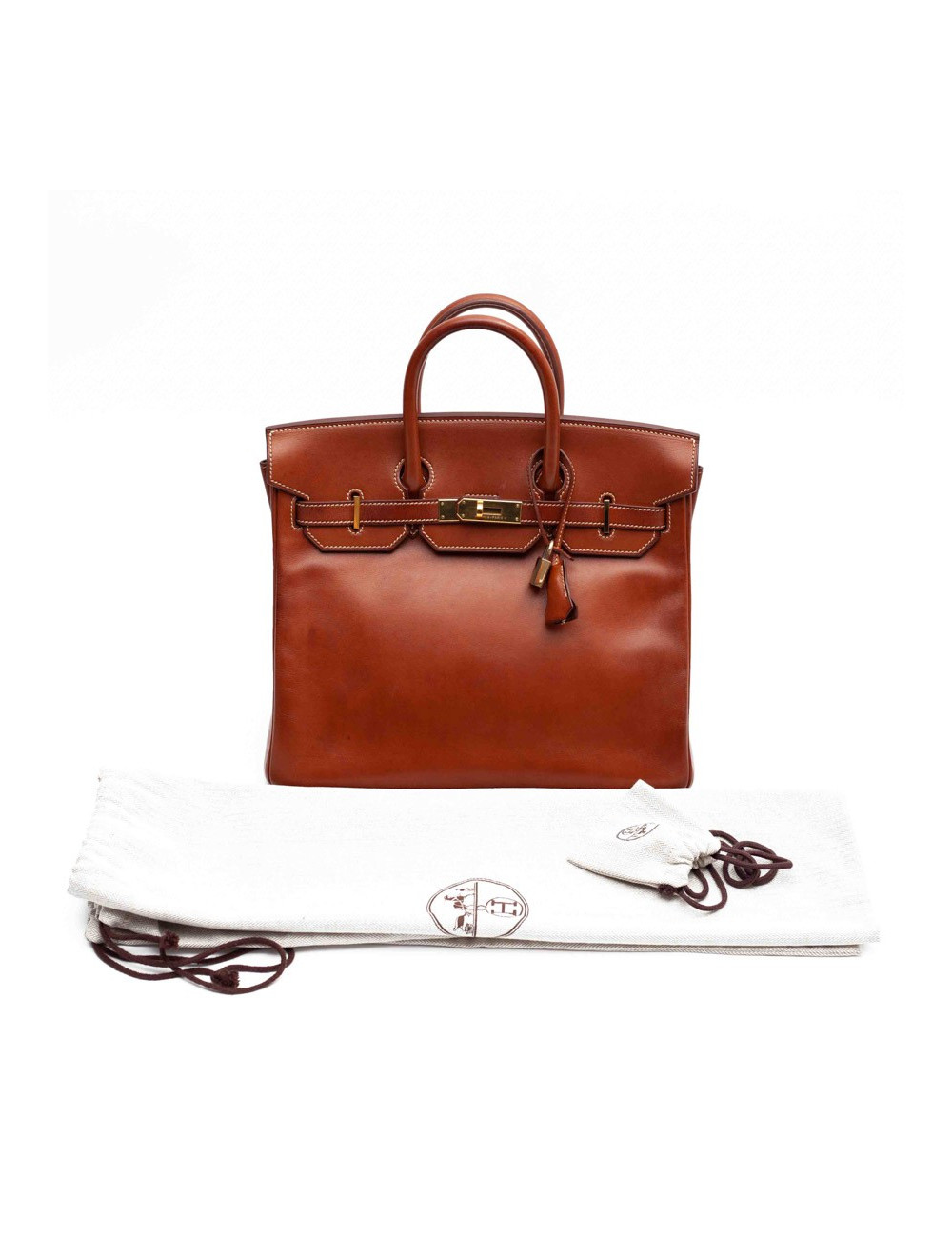 Sac HAC HERMES Haut à Couroies Veau Barénia