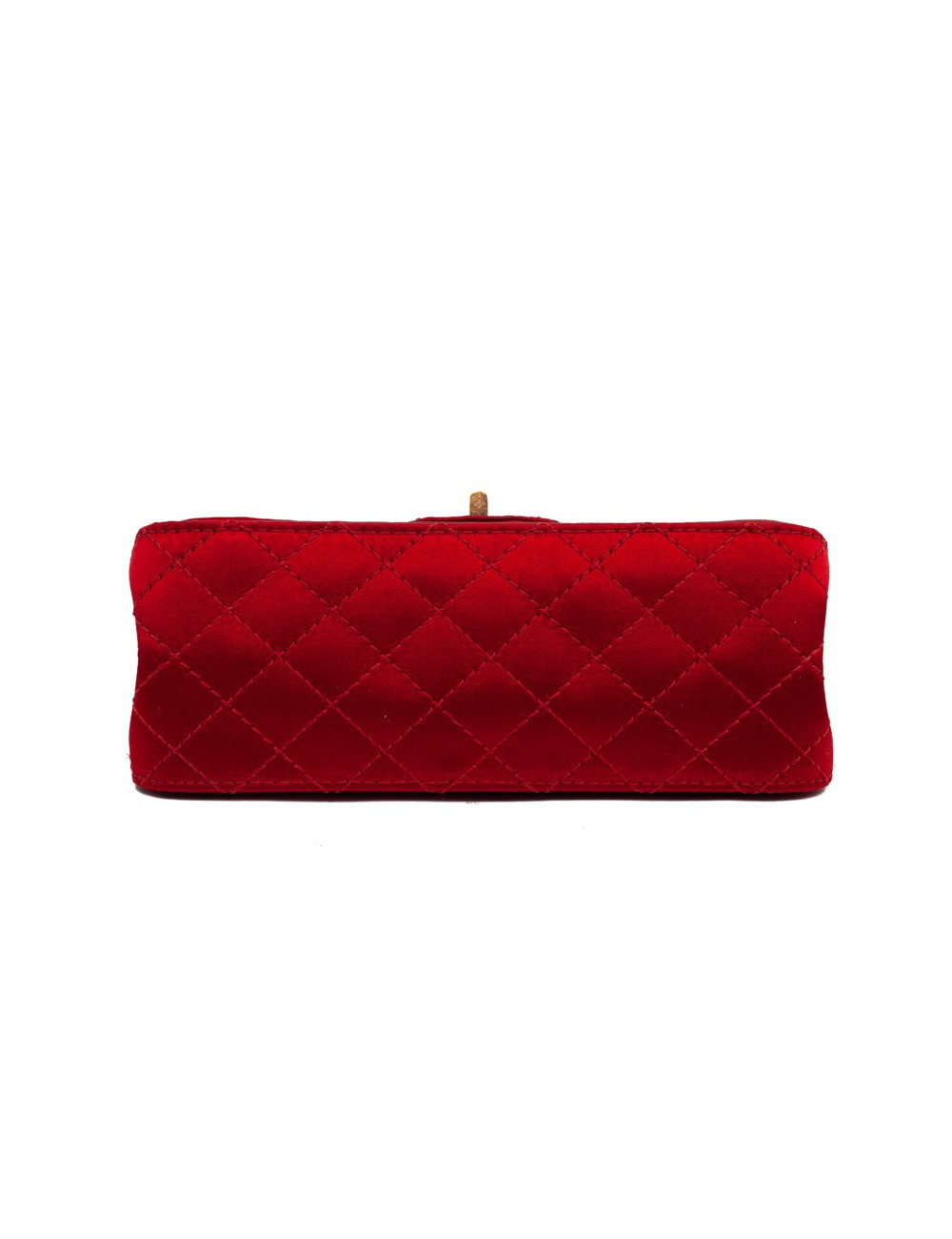 Sac CHANEL "Paris-Shanghai" satin duchesse rouge