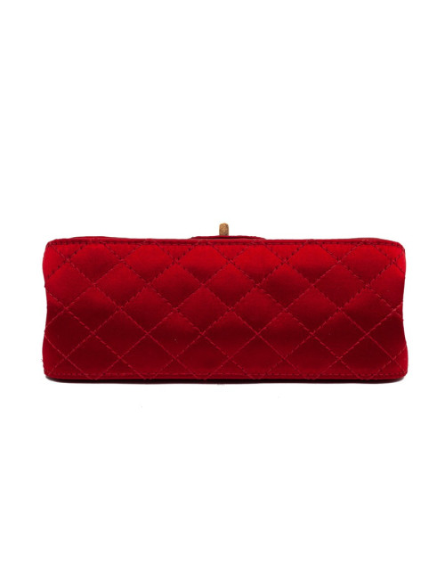 Sac CHANEL "Paris-Shanghai" satin duchesse rouge