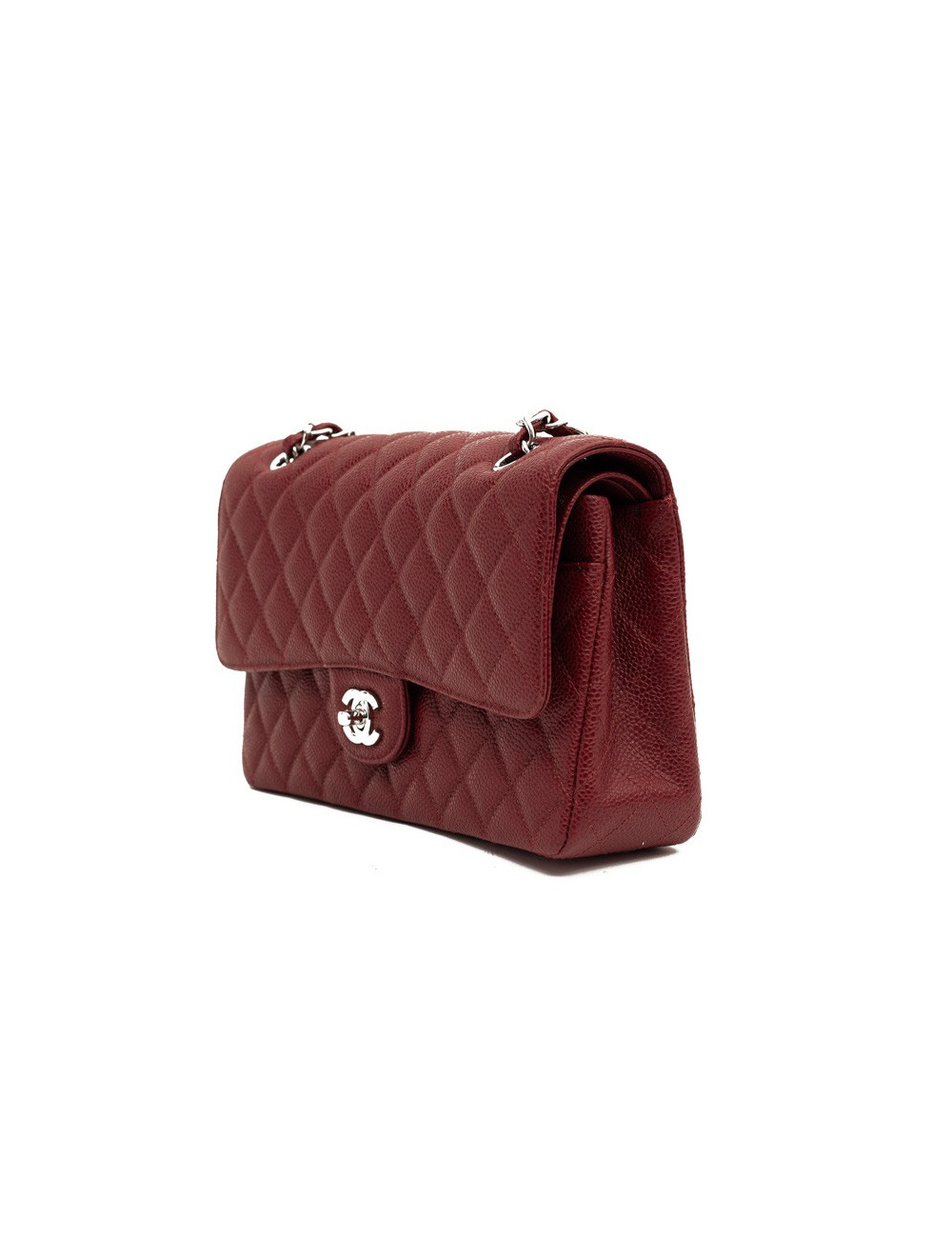 Timeless CHANEL cuir caviar bordeaux