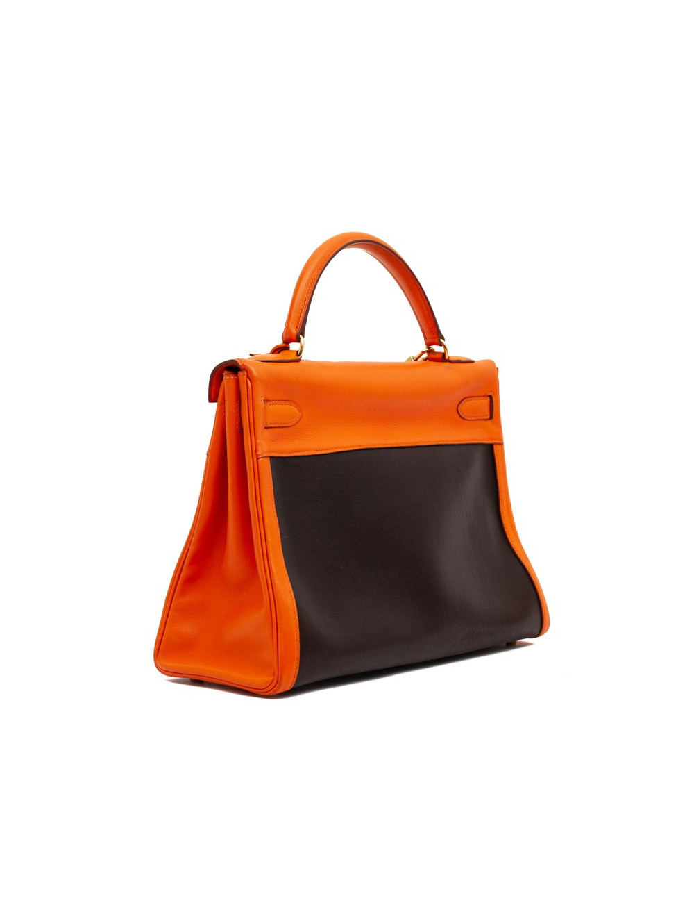 Kelly 32 HERMES toile amazonia et swift orange