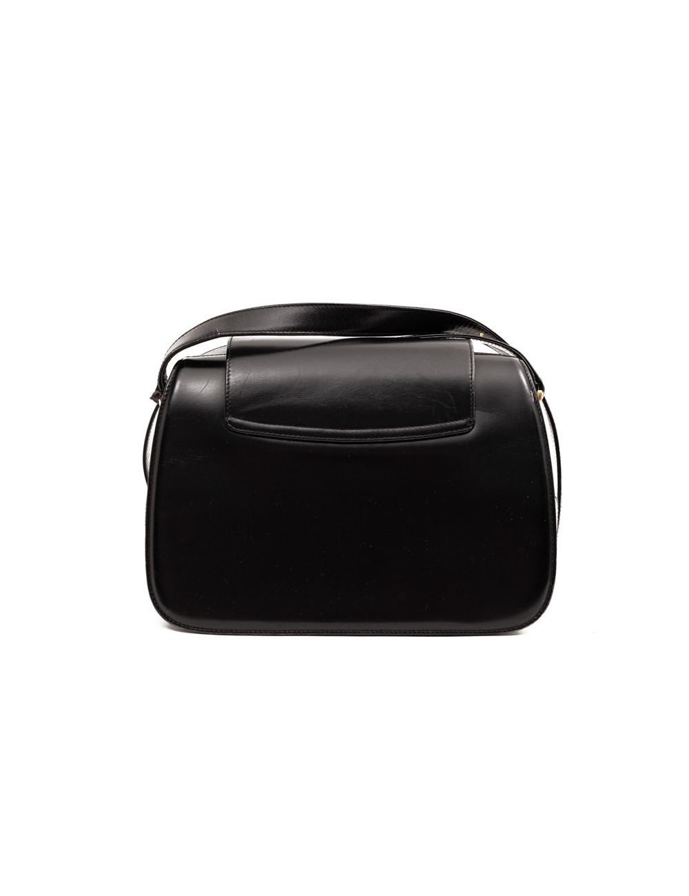 Sac GUCCI cuir noir vintage