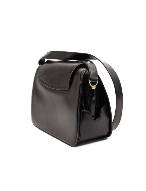 Sac GUCCI cuir noir vintage