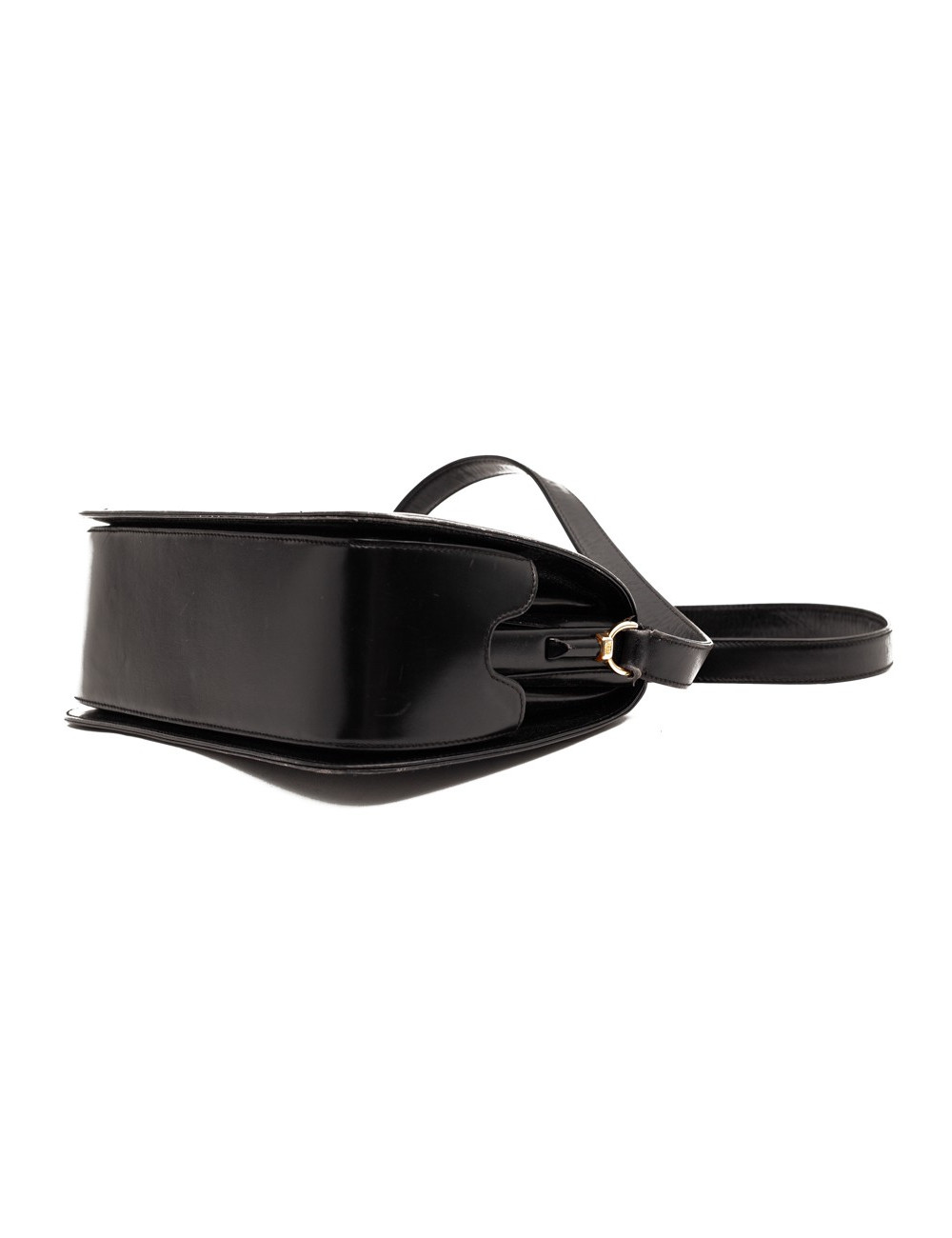 Sac GUCCI cuir noir vintage