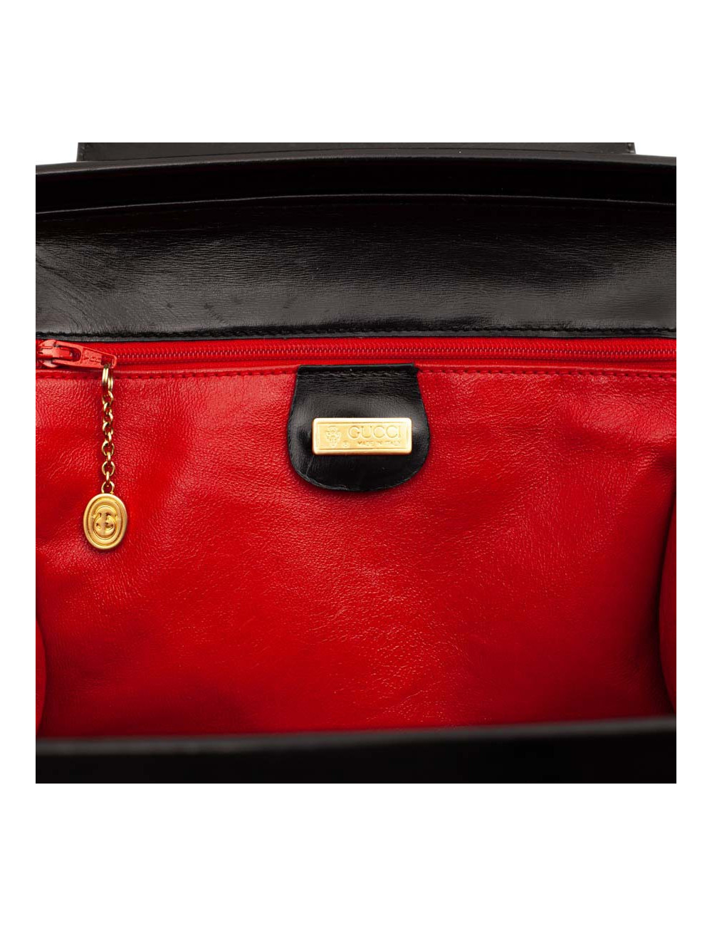 Sac GUCCI vintage cuir noir