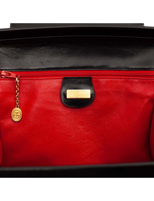 Sac GUCCI vintage cuir noir