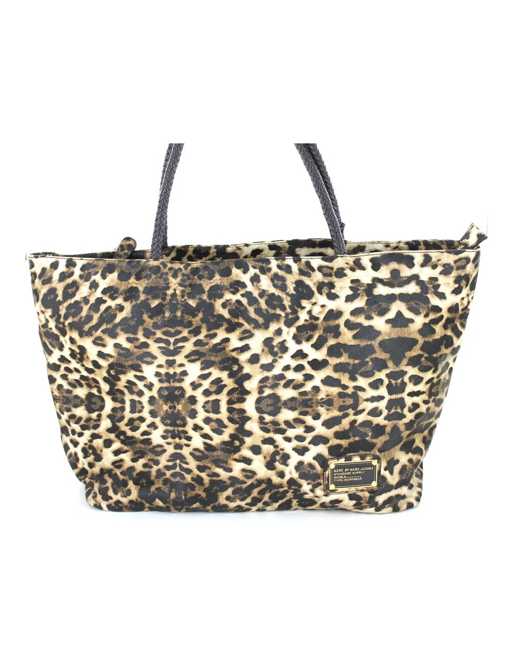 Sac MARC BY MARC JACOBS en toile imprimée léopard