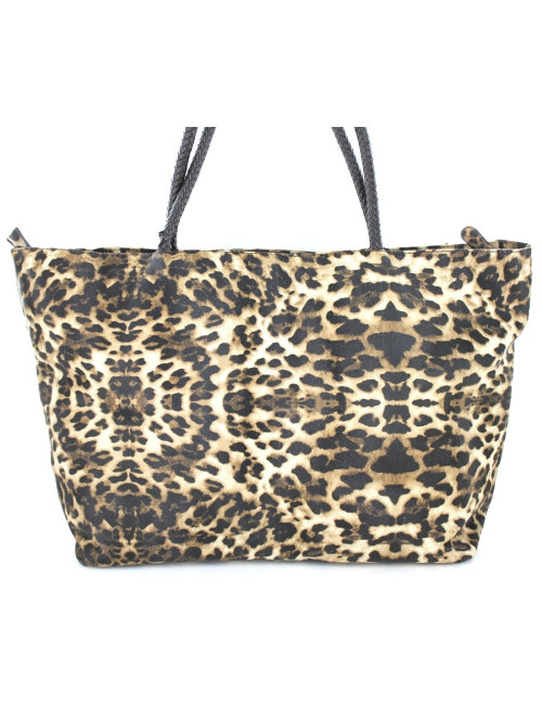 Sac MARC BY MARC JACOBS en toile imprimée léopard