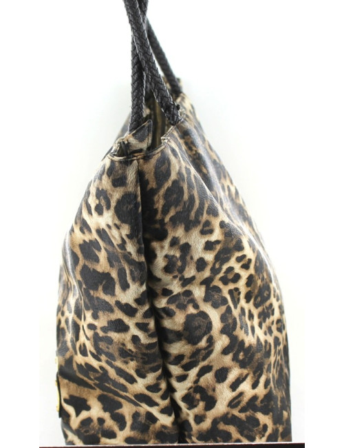 Sac MARC BY MARC JACOBS en toile imprimée léopard